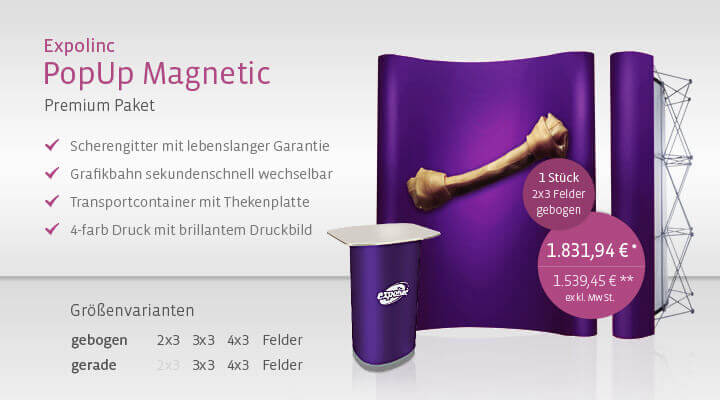 Expolinc PopUp Magnetic Premium