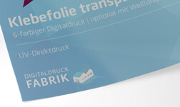 Zuschnitt polymer transparente Klebefolie