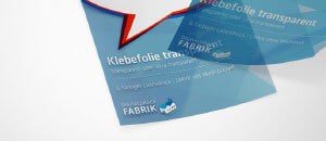 Klebefolie transparent