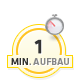 1 Min. Aufbauzeit